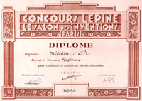 Dr Lefebure, Médaille d‘Or et Prix du Concours Lépine